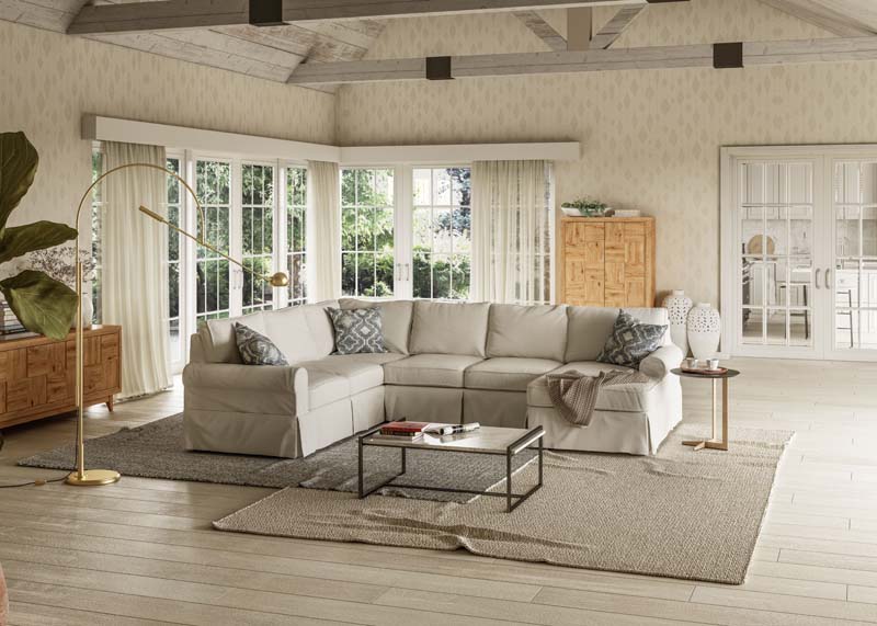 Neutral rug for defining zones